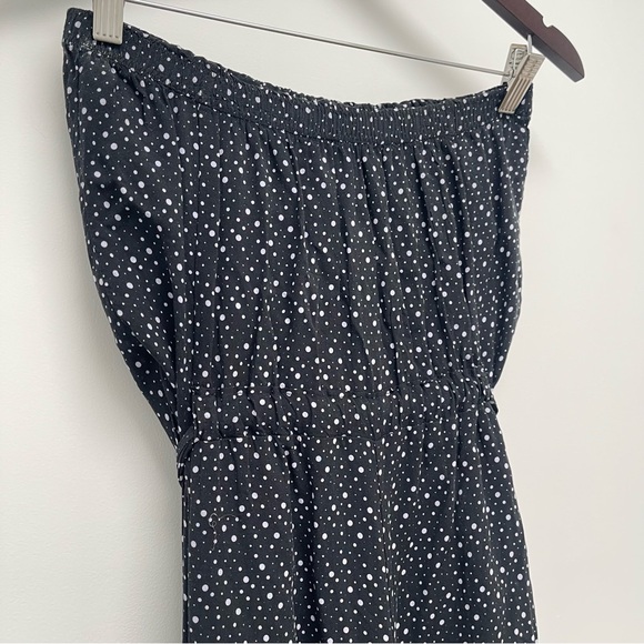 Malia Mills Resolution Dotted Sleeveless Black Jumpsuit Size 6 - Picture 10 of 14
